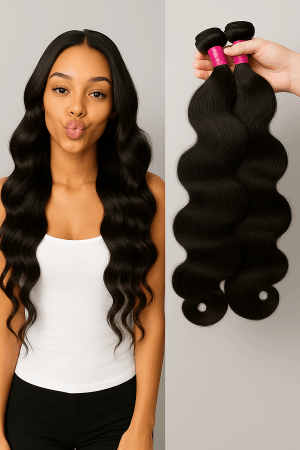 Body Wave Hairstyle Examples Model
