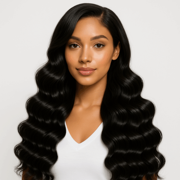 Curly Human Hair Loose Wave Bundles 1/3/4 PCS: 100% Brazilian Remy Hair Extensions Natural 8-40″ Premium Weave