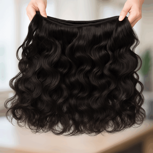 Long Body Wave Hairstyle displayed